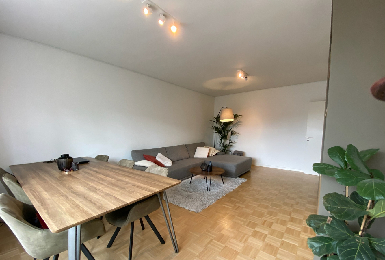 Lichtrijk 2 slaapkamer-appartement nabij de Sterre. 