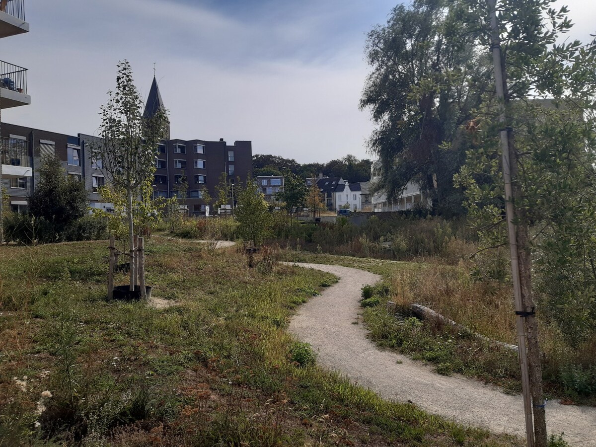 Recent appartement met zicht op het Egmontpark. 