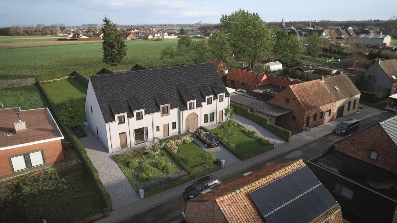 Nieuwbouwwoning met hoogstaande afwerking te Houthulst aan 6%. 