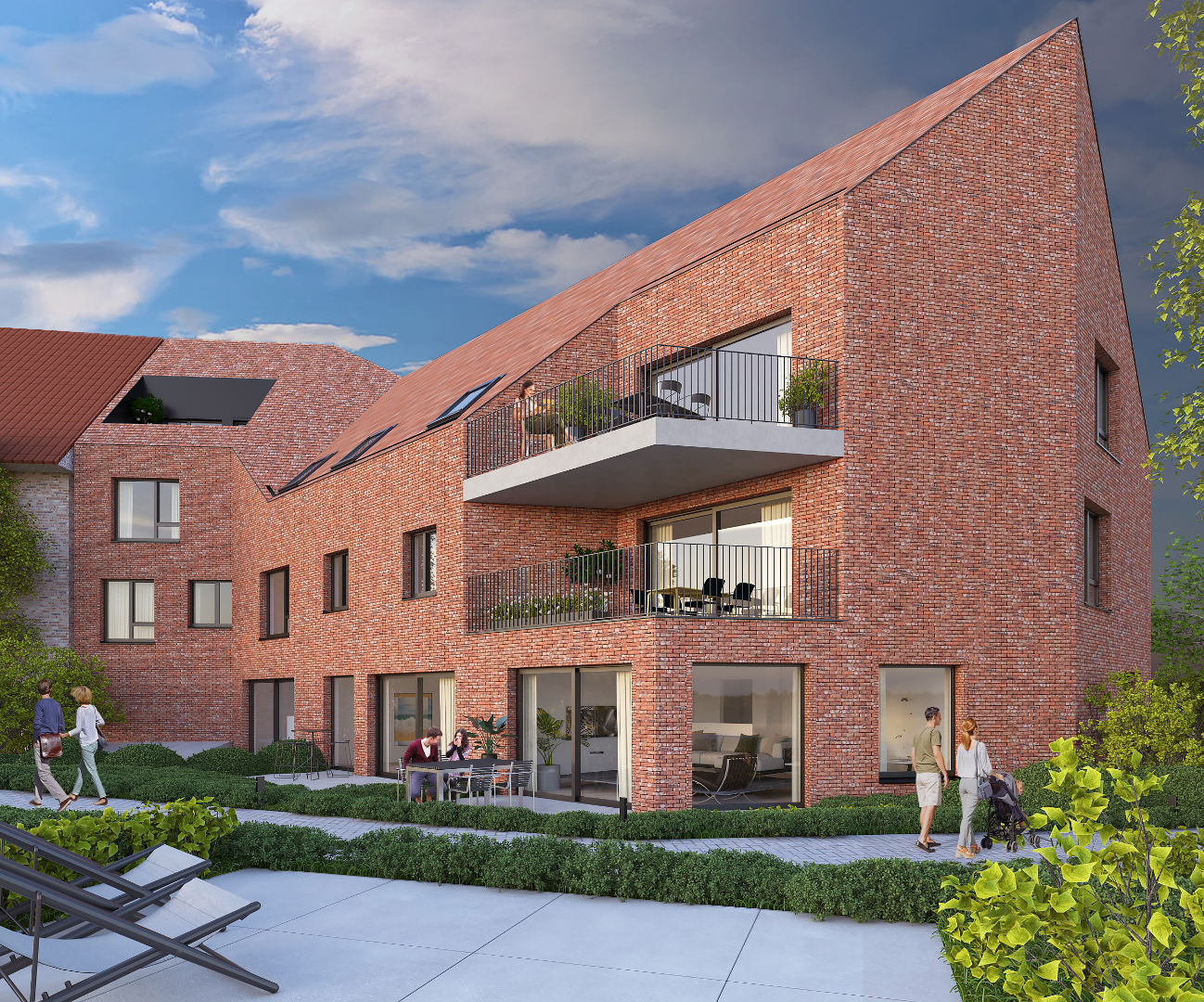 Nieuwbouwresidentie in centrum Gistel 