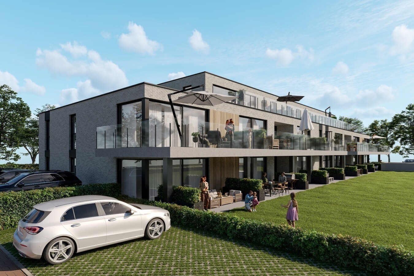 KNAP ARCHITECTURAAL WOONPROJECT IN HET CENTRUM VAN KERMT 