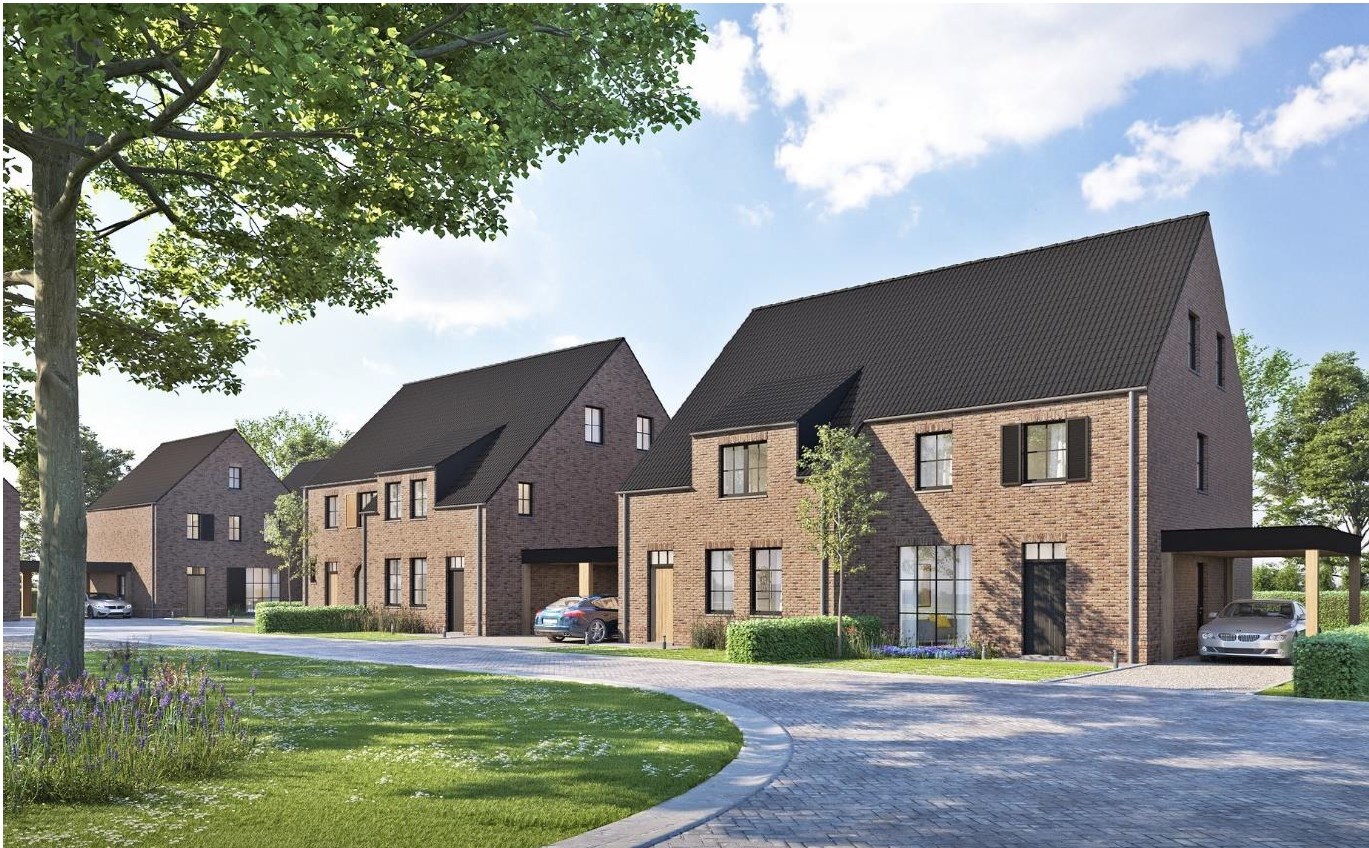 4 vrijstaande &amp; 12 halfvrijstaande BEN-woningen op een steenworp van de Nederlandse grens! 