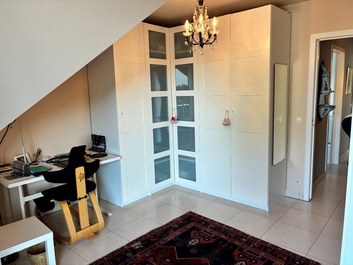 3 slpk-appartement met zicht op unieke tuin 