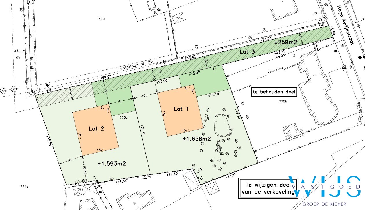 2 prachtige bouwgronden Evergem 