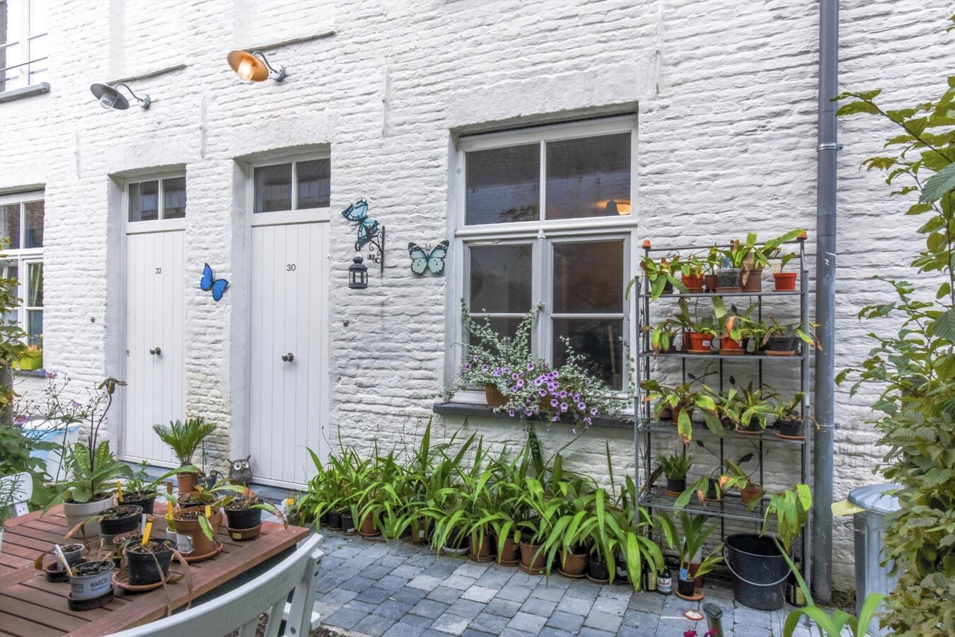 Gezellige werkmanshuisje met terras te Gent 