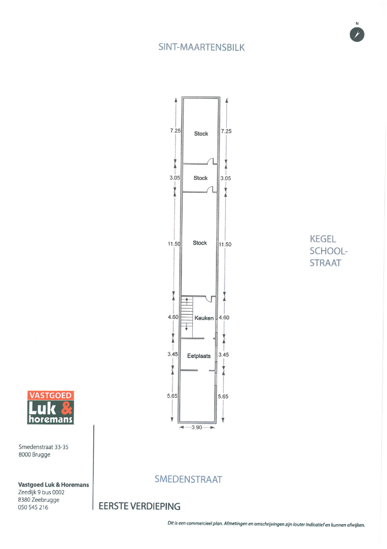 uitzonderlijk groot winkelpand in centrum Brugge 