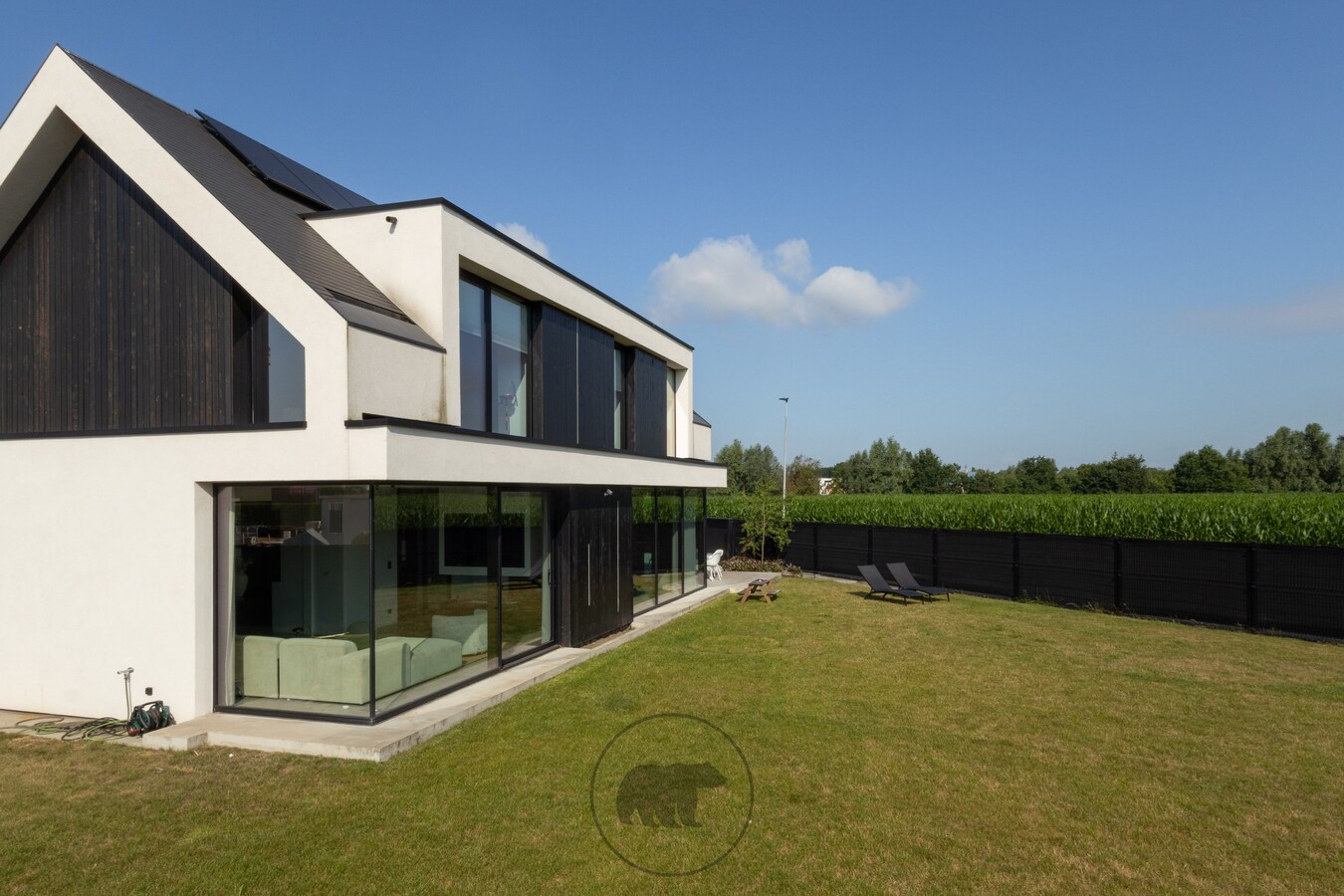 Exclusieve nieuwbouwvilla met zicht op natuur te Destelbergen 