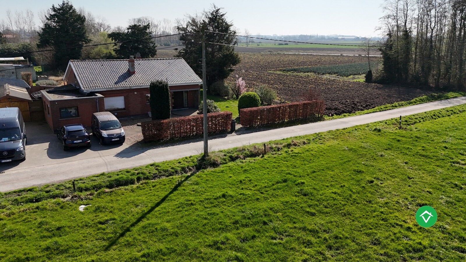 Rustig gelegen open bebouwing met landelijke vergezichten te Koekelare 