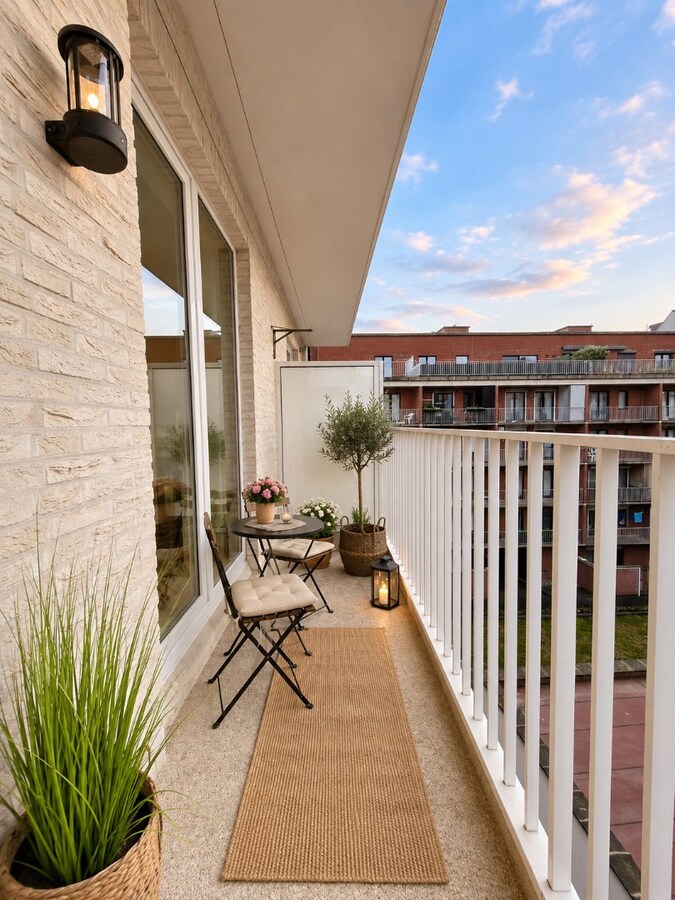 Recent appartement met 2 slaapkamers op topligging in hartje Knokke. 