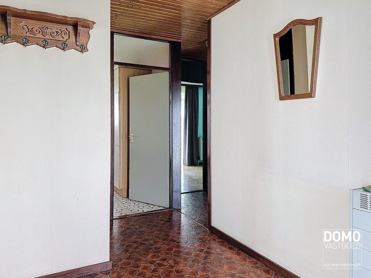 Gelijkvloerse woning met tuin en terras in Herk-de-Stad. 