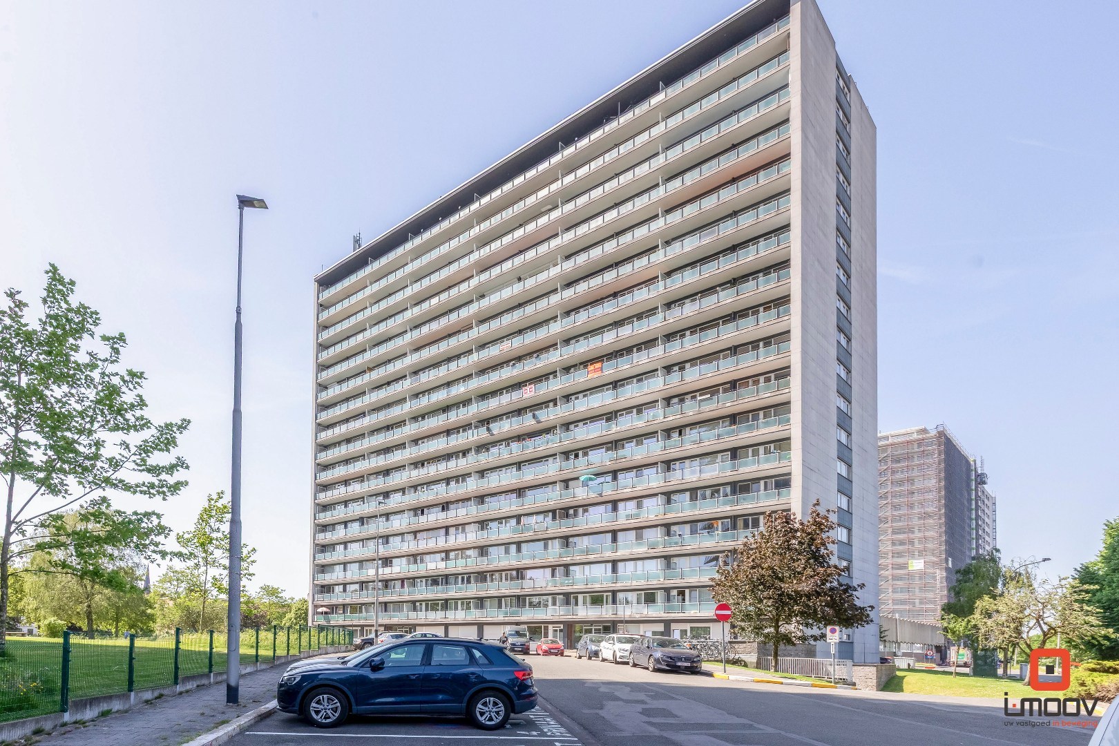 Ruim appartement met 3 slaapkamers en panoramisch zicht over Gent 