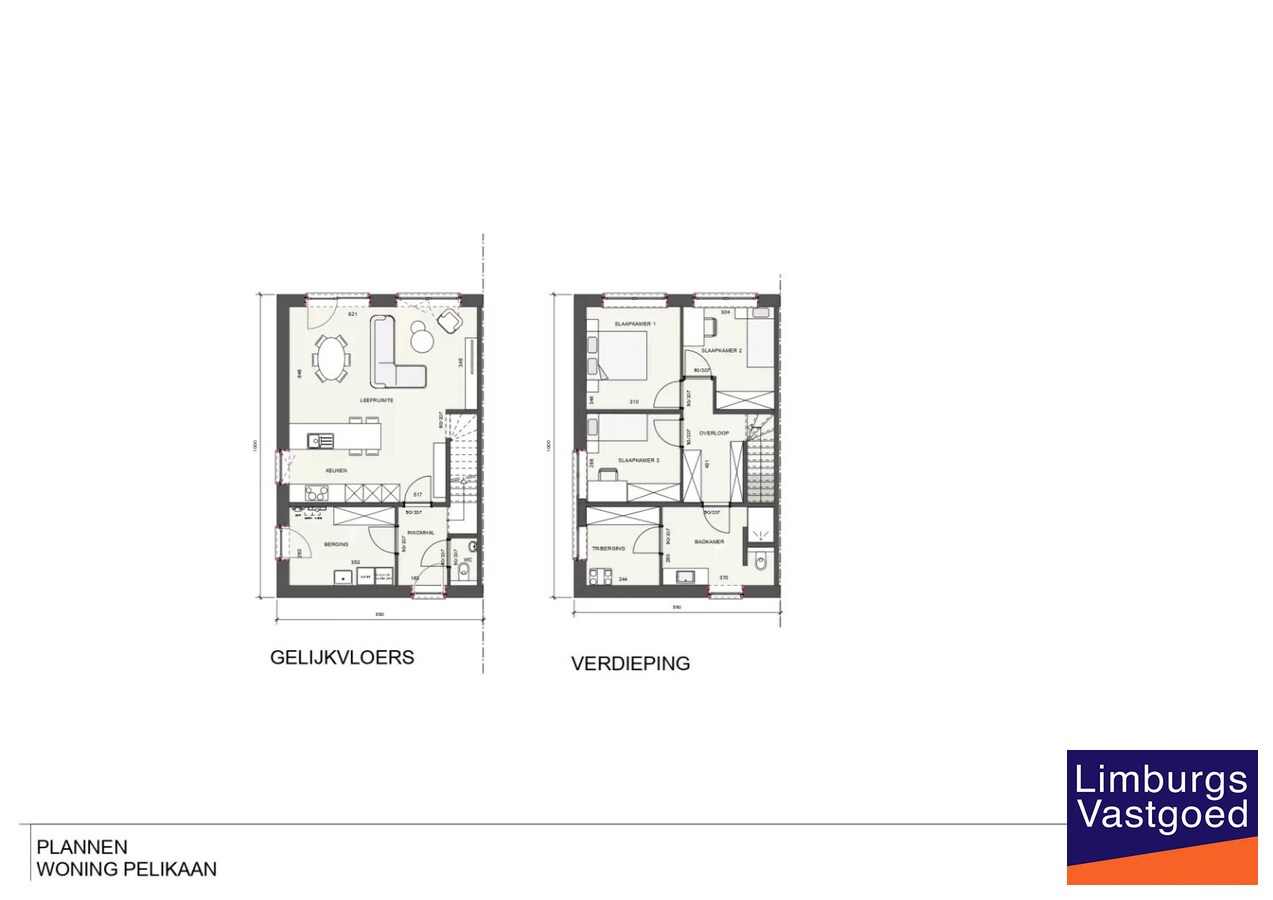 Nieuwbouwwoning, halfopen bebouwing, LOT 1, voor halfopen bebouwing, 4a 89ca, te Houthalen-Helchteren 