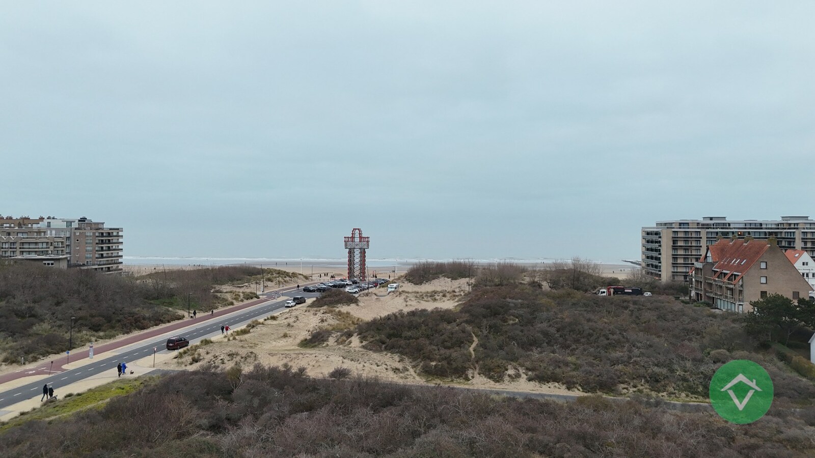 Bemeubeld appartement met zeezicht te Koksijde 