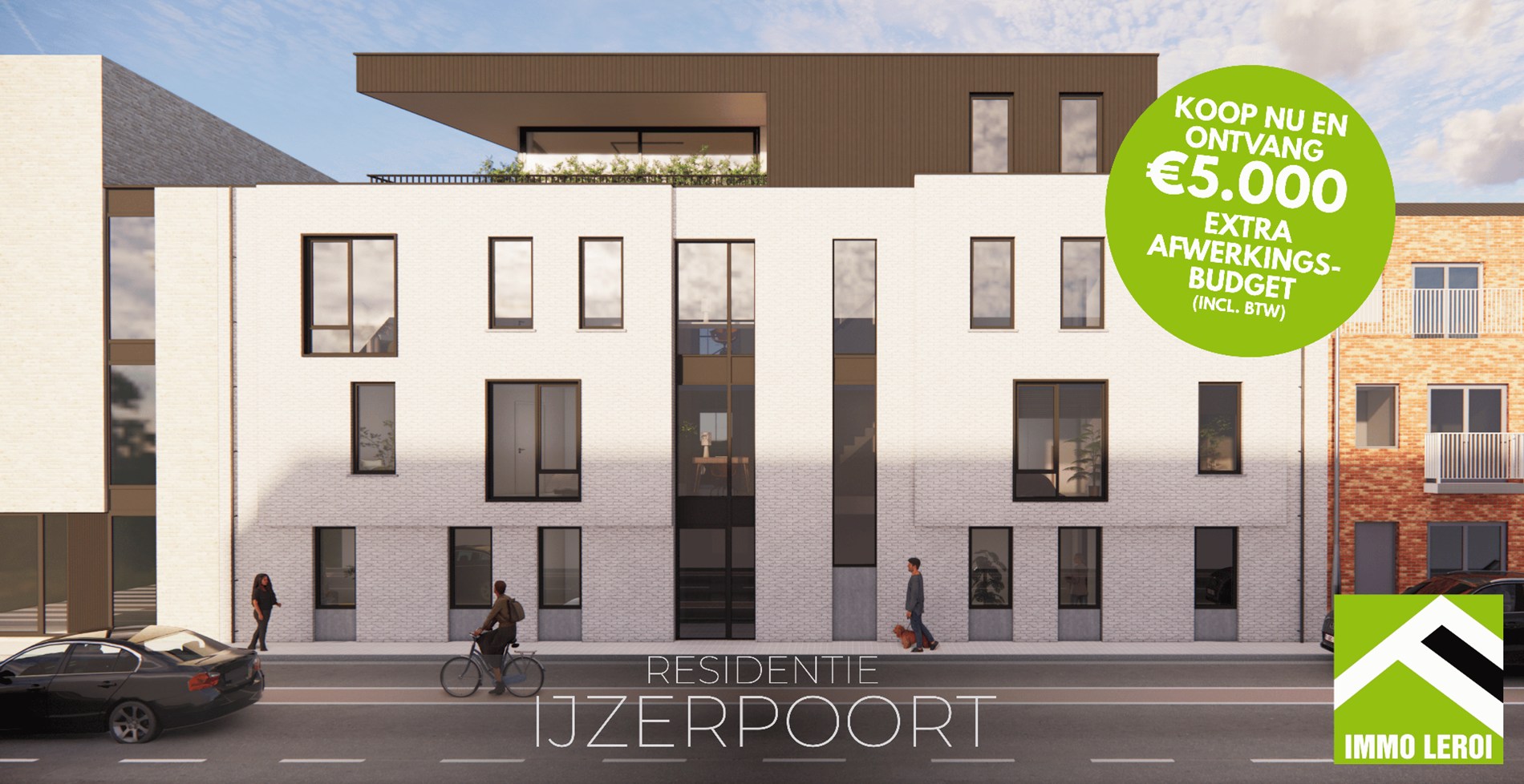 Residentie Ijzerpoort - NU €5.000 EXTRA AFWERKINGSBUDGET - 6% BTW MOGELIJK 