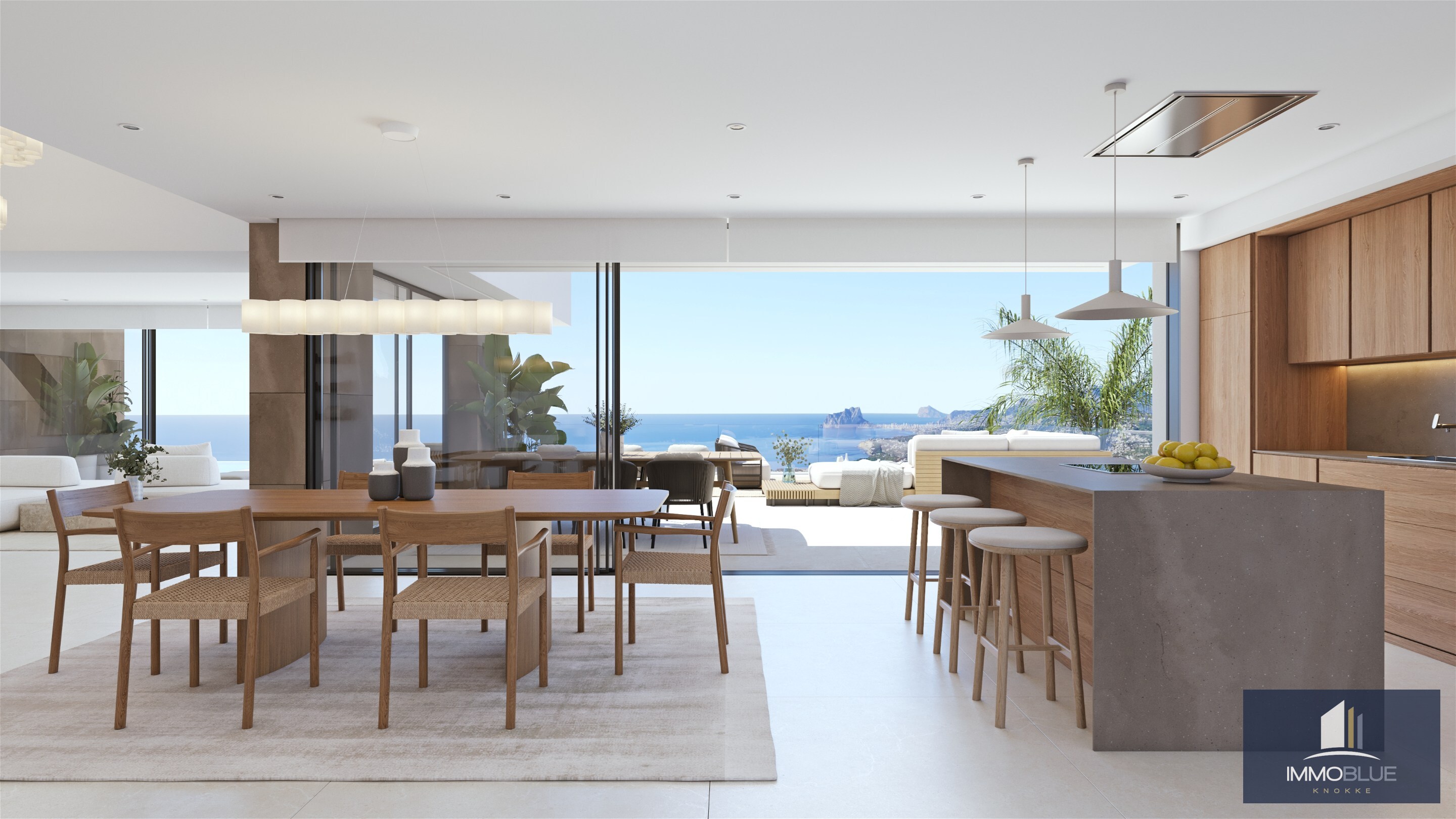 Villa design exclusive avec vue panoramique sur la mer 