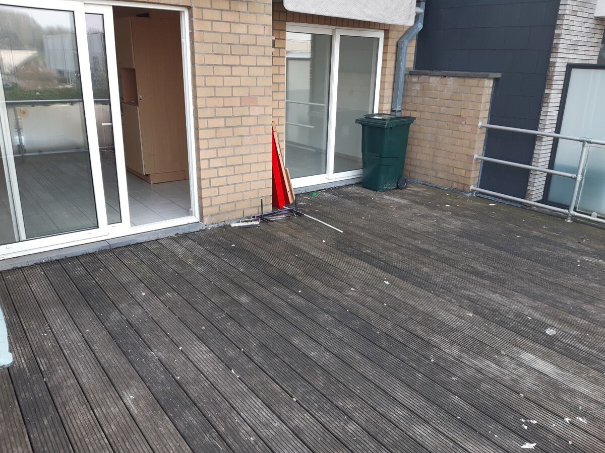 Tof 1-slp-appartement met ruim leefterras ! 