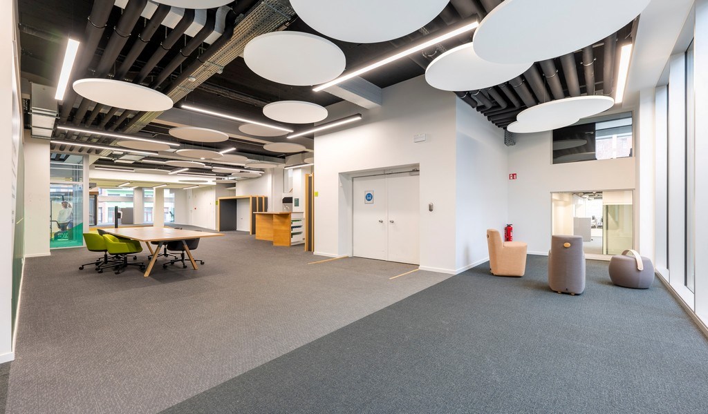 Volledig ingerichte kantoren te huur in renovatieproject Papyrus in Antwerpen