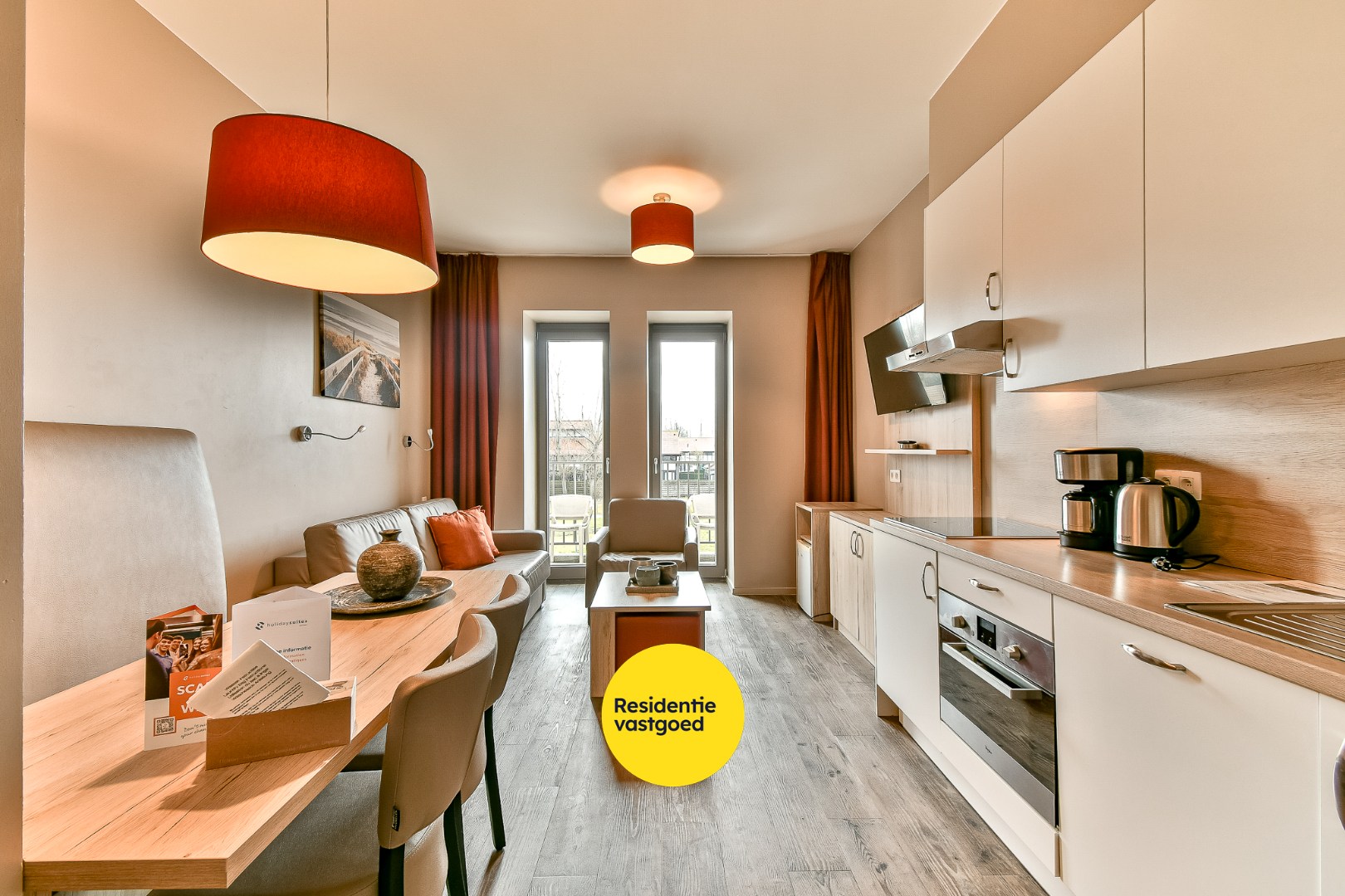 Gemeubeld vakantieappartement in vakantiedomein Duinenzicht 