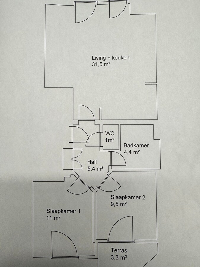 Appartement met 2 slaapkamers en autostandplaats in centrum Leuven 
