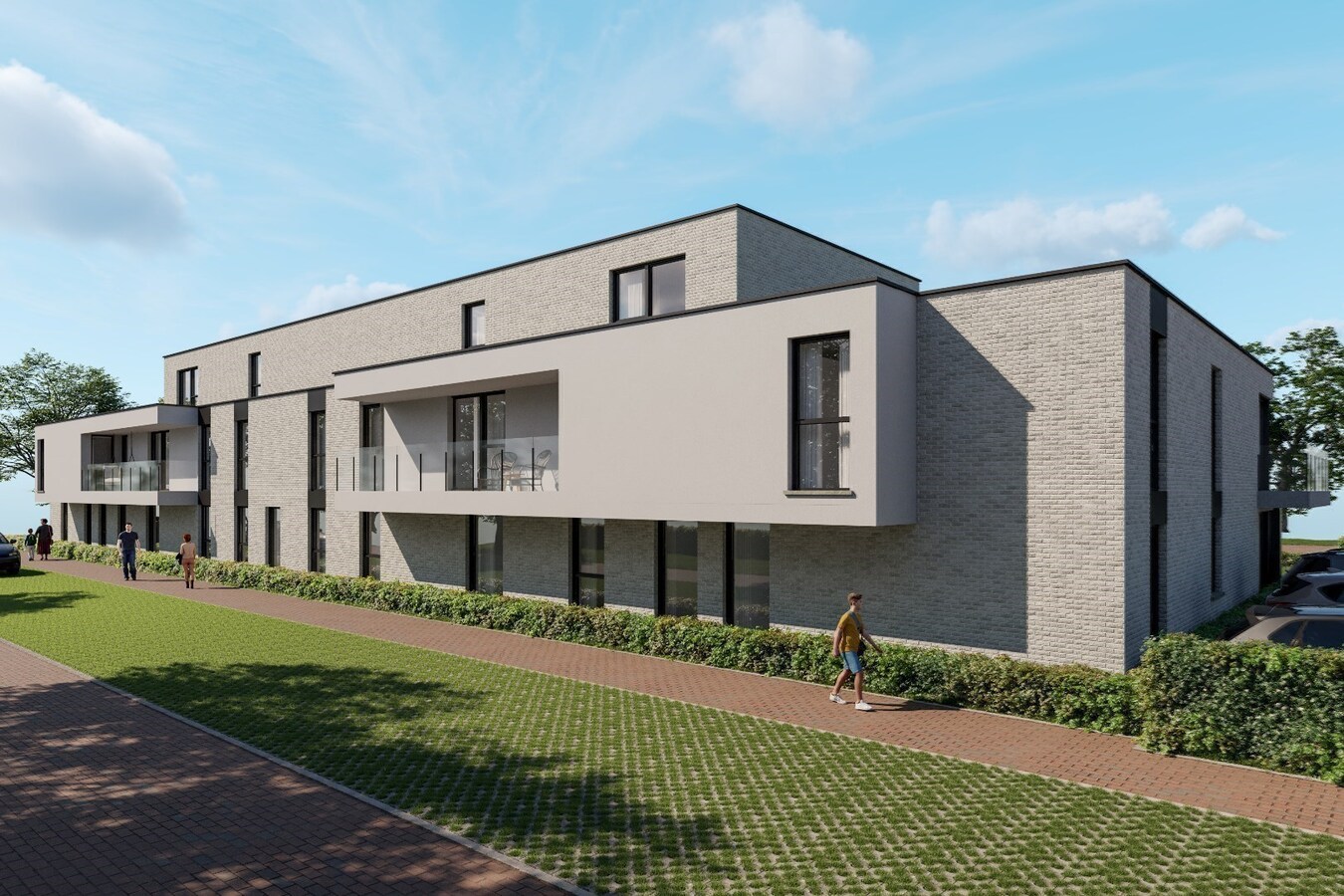 KNAP ARCHITECTURAAL WOONPROJECT IN HET CENTRUM VAN KERMT 