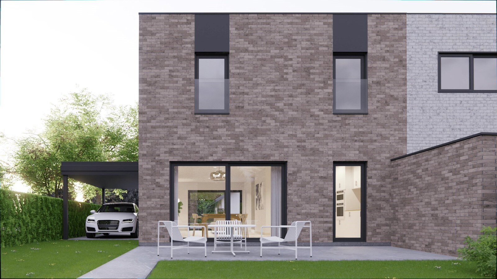 Nieuwbouwwoning op perceel van 614 m² 