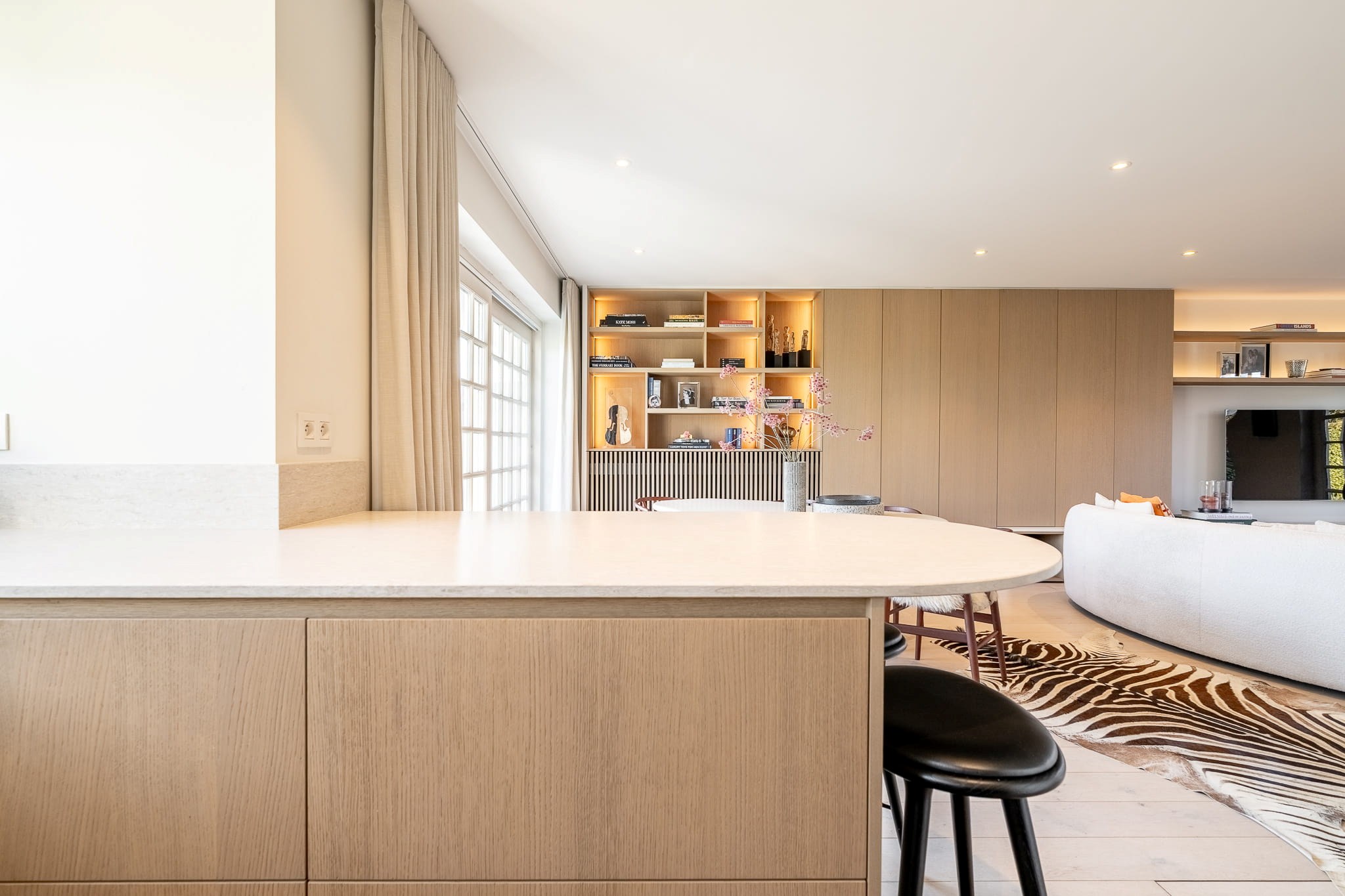 Maison récemment rénovée à vendre avec une vue magnifique sur les polders. 