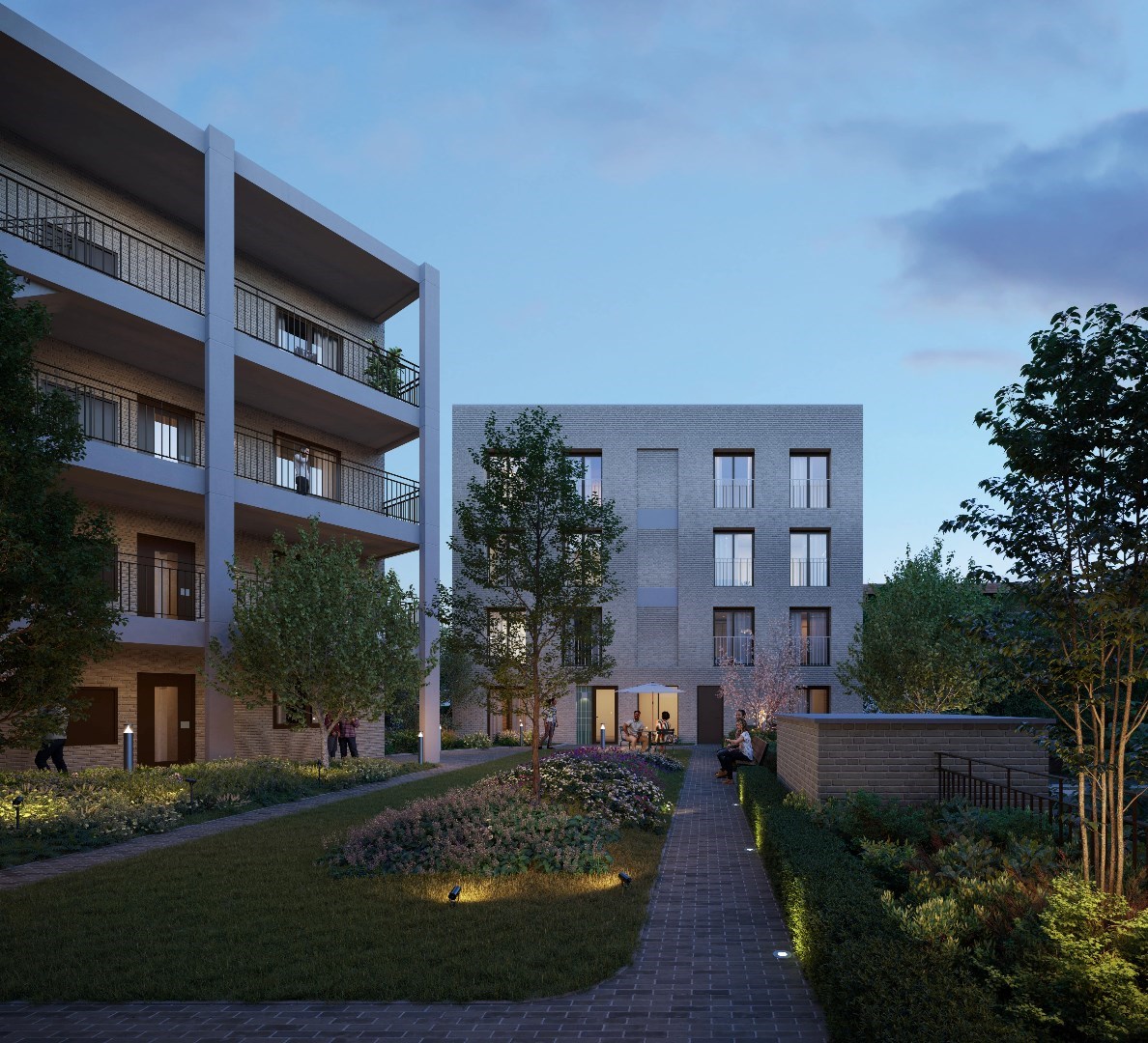 Nieuwbouw 1-slaapkamer appartement in Geel centrum 