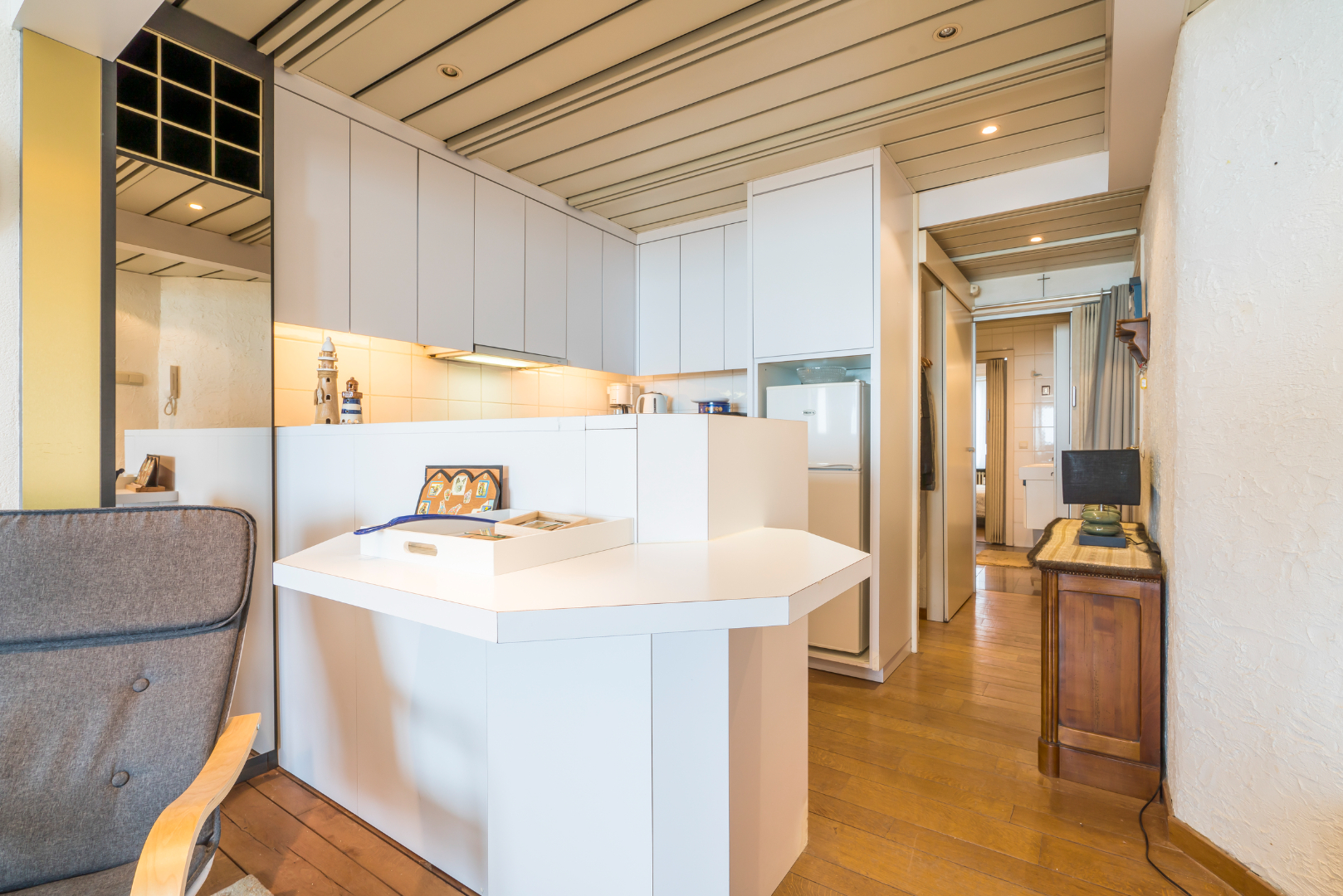 APPARTEMENT MET FRONTAAL ZEEZICHT IN CENTRUM OOSTENDE - 1 SLAAPKAMER 