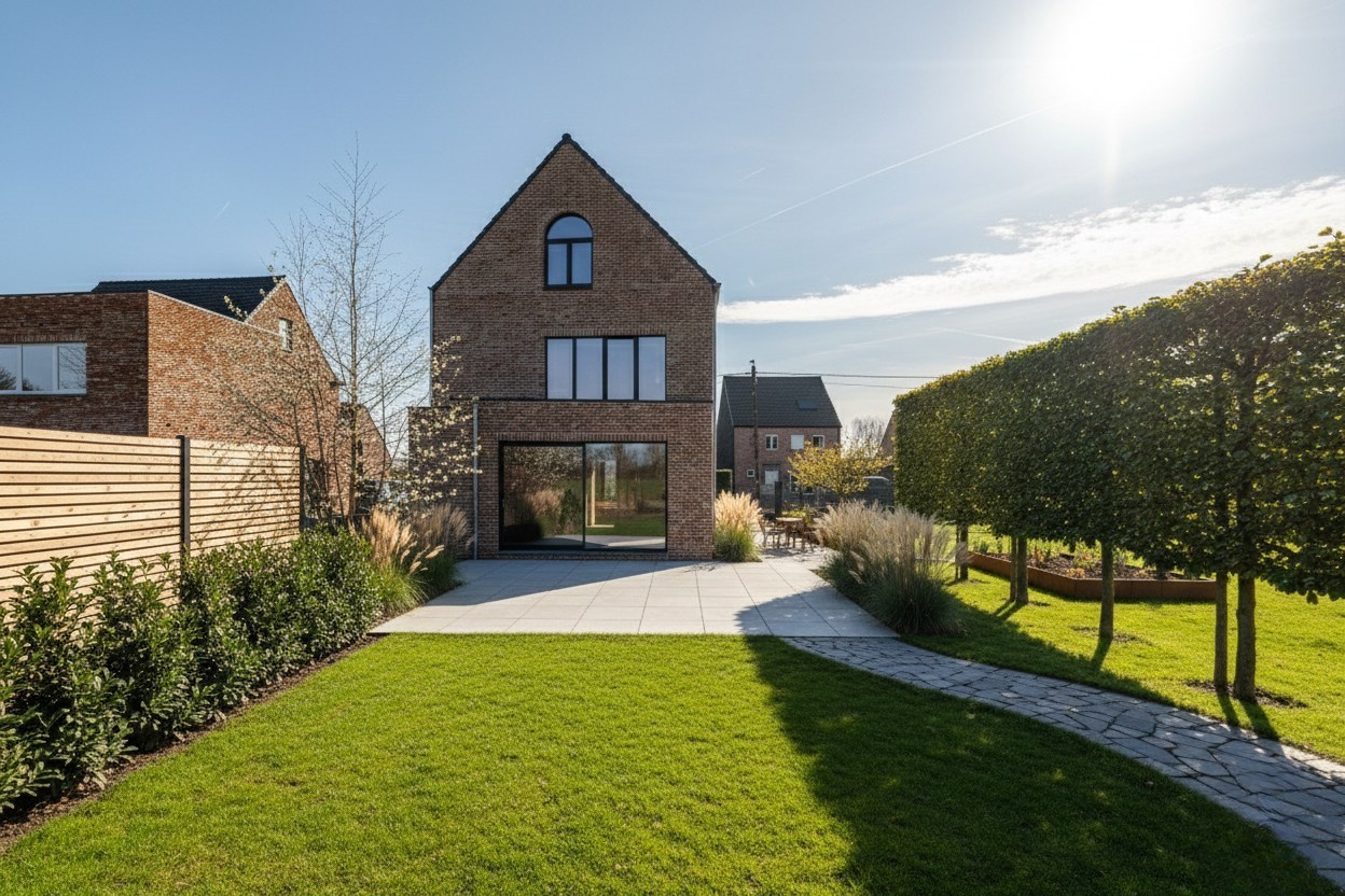 Exclusieve casco woning met 5 slaapkamers en royale tuin in Kruibeke, vlak bij Antwerpen 