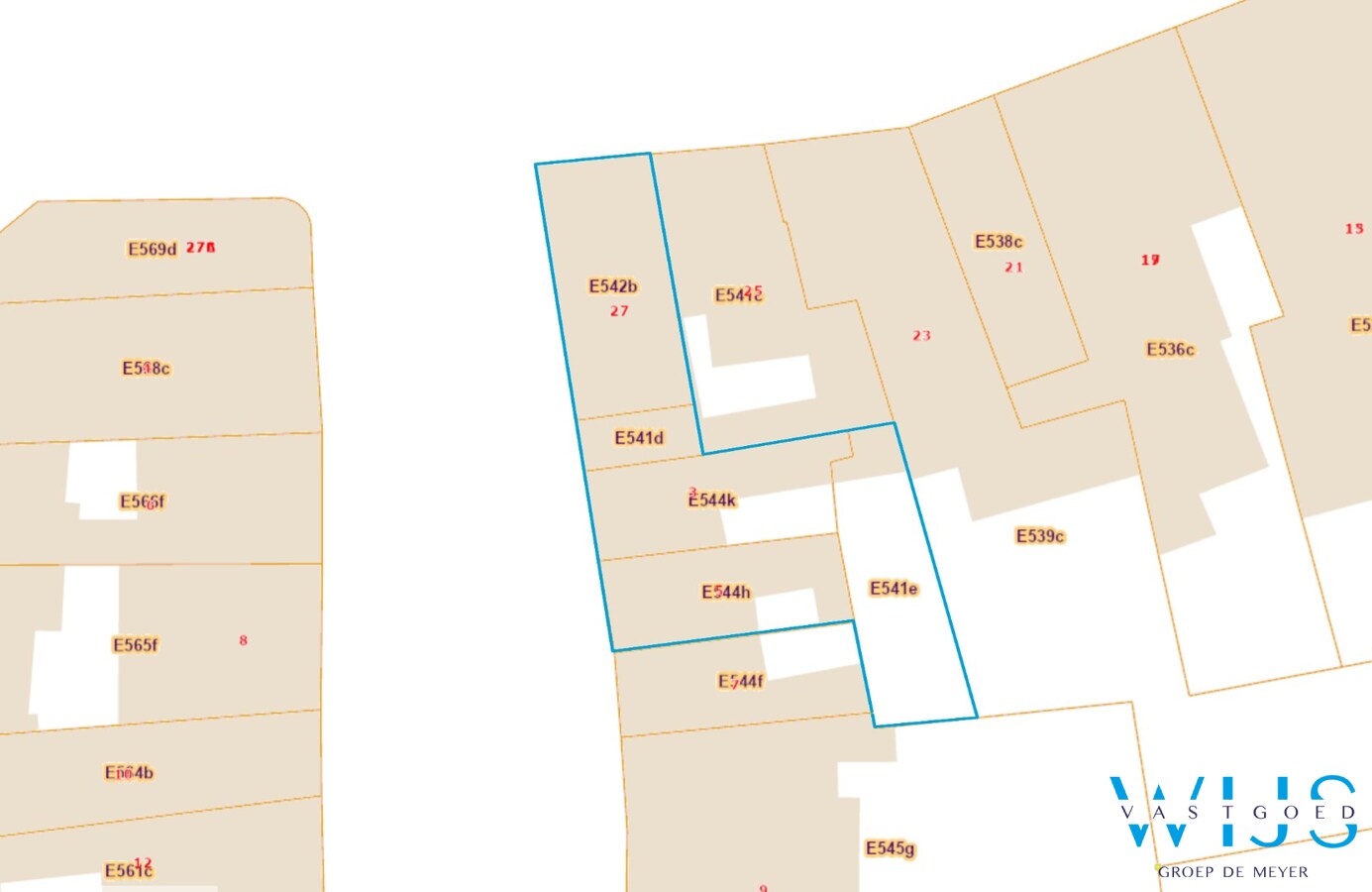 Projectgrond van 410 m² in het centrum van Assenede! 