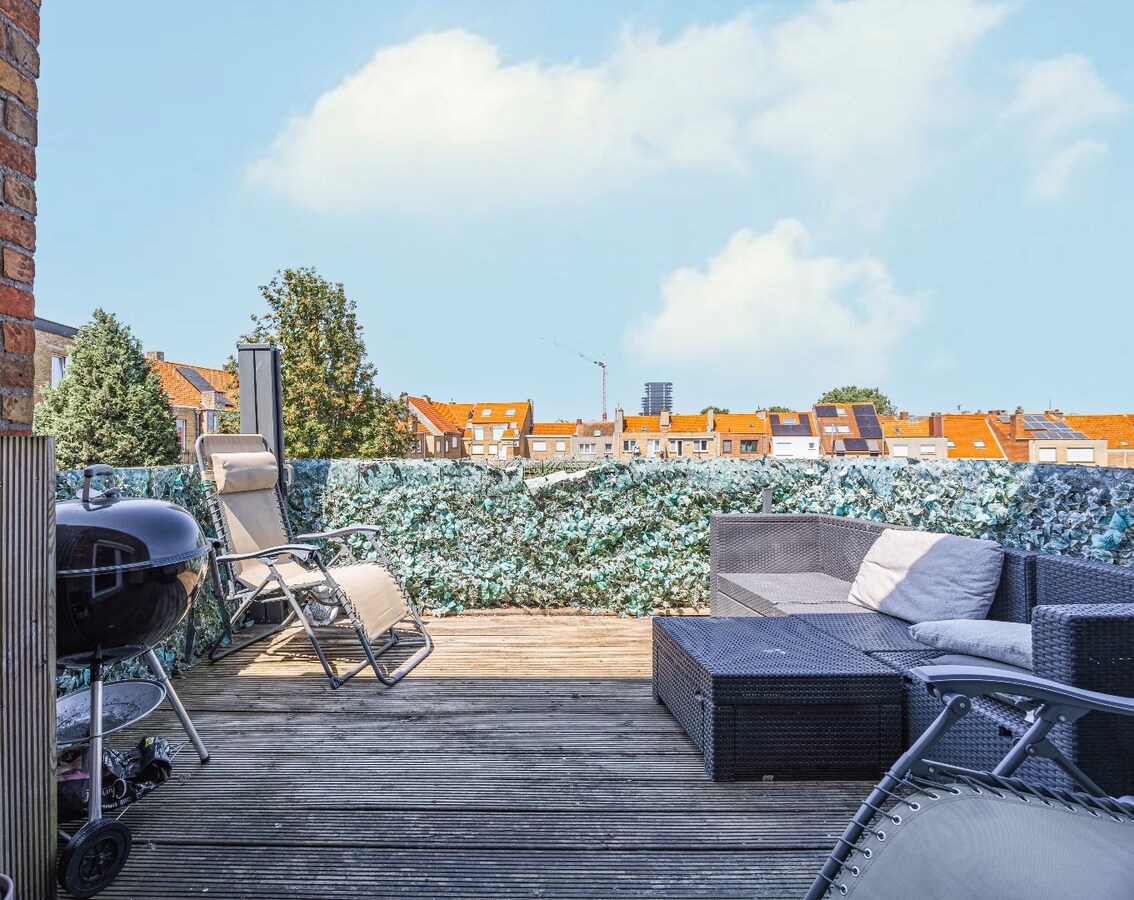 Ruim en energiezuinig appartement met 3 slaapkamers, ruim terras en privatief tuingebruik 