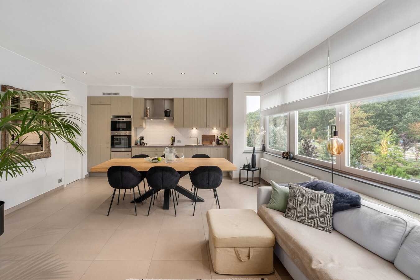 Instapklaar appartement met prachtig open en groen zicht nabij de zeedijk van Heist. 