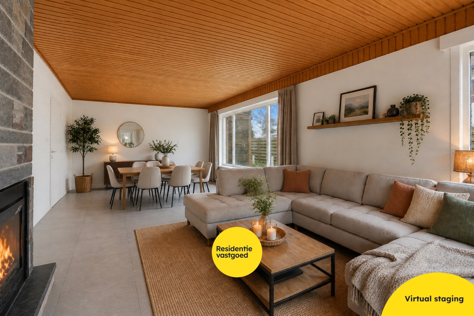 Bungalow op 959 m² met open zicht te Sijsele (Damme) 