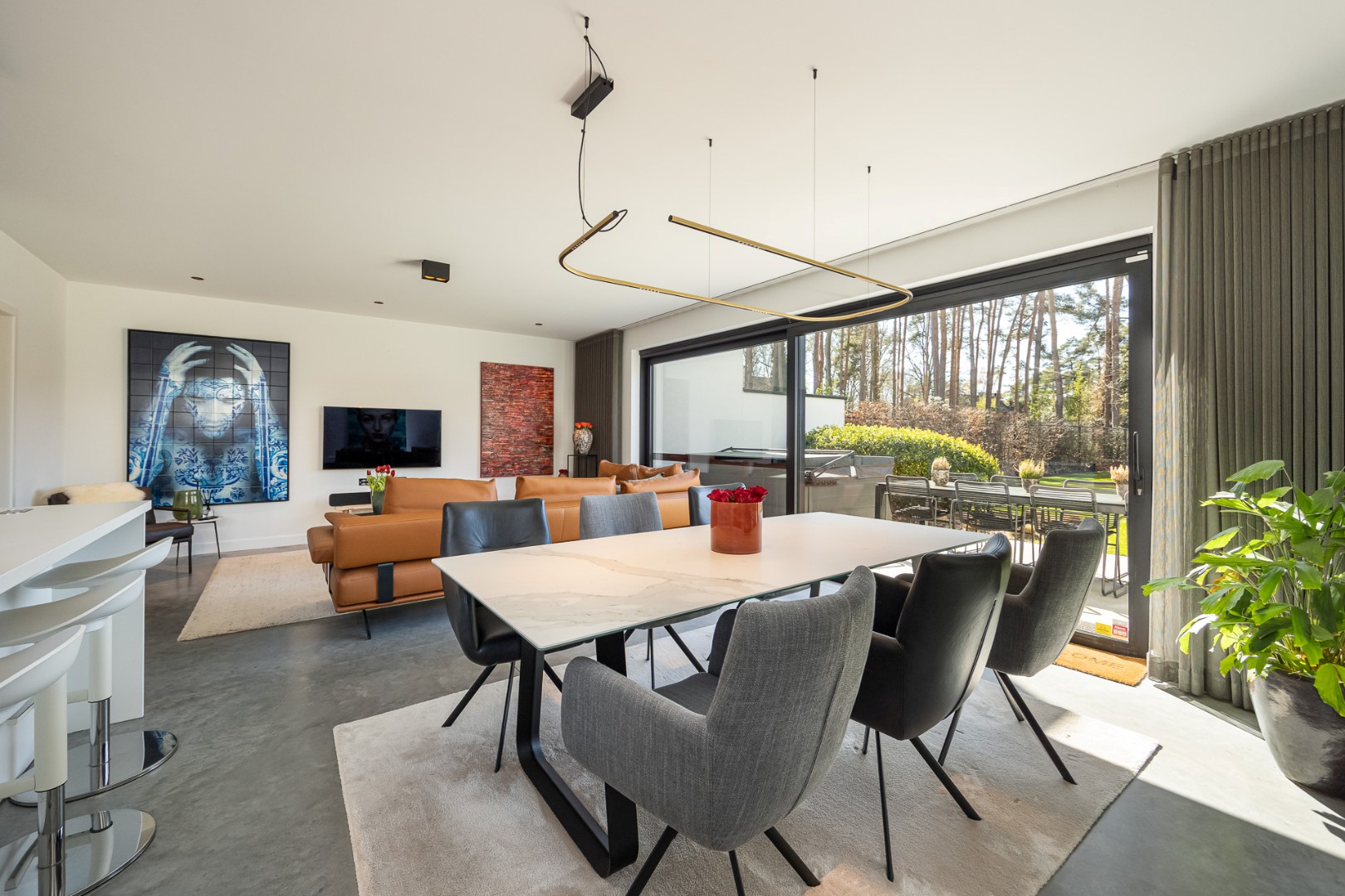 Moderne woning met zwembad – Tremelo 