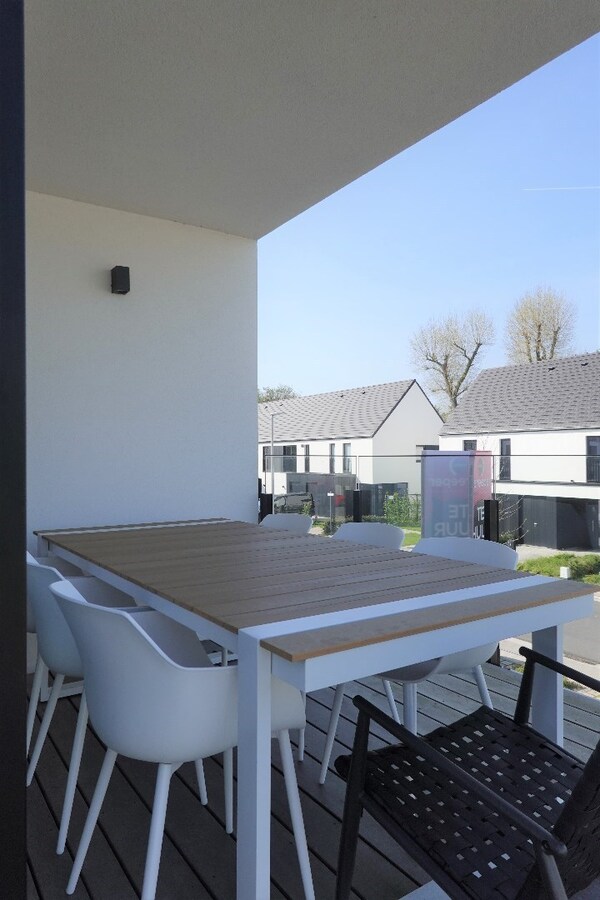 Nieuwbouwappartement met garagebox 