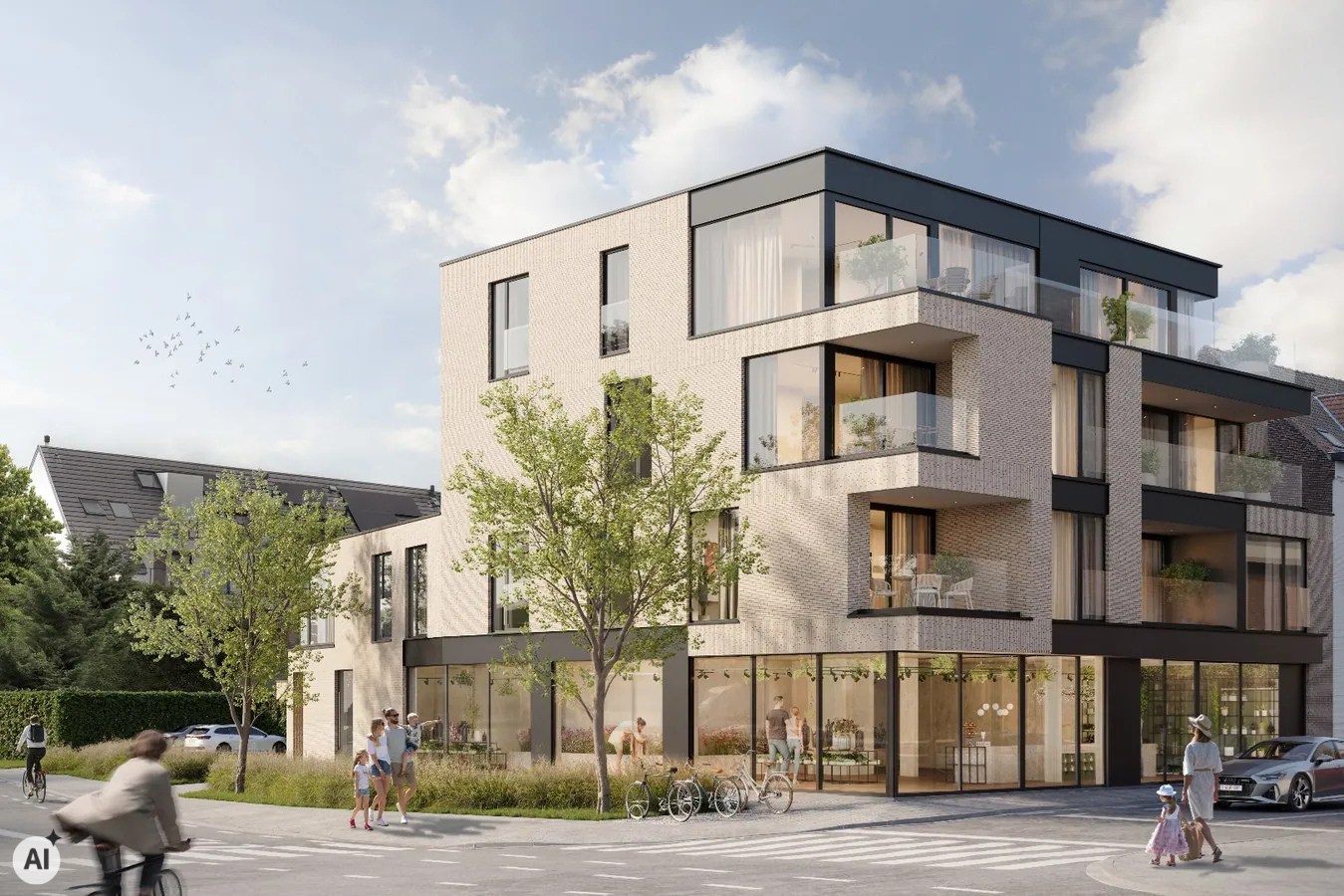 Luxe hoekappartement in nieuwbouwproject te Waregem! 