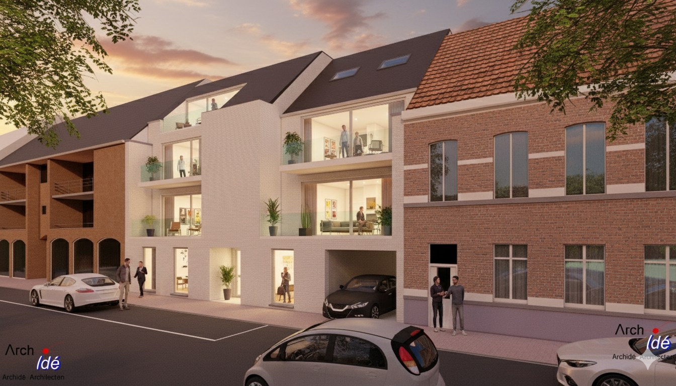 Nieuwbouwappartement op de eerste verdieping met 3 slaapkamers en terras 