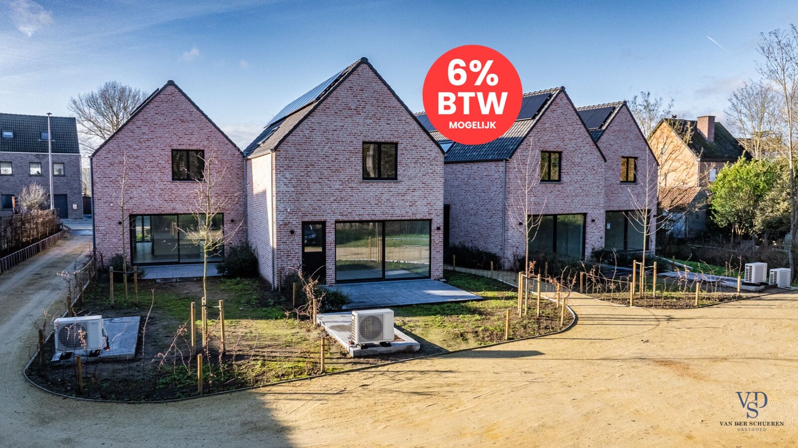 Landelijke nieuwbouwwoning in hartje Dikkelvenne. 