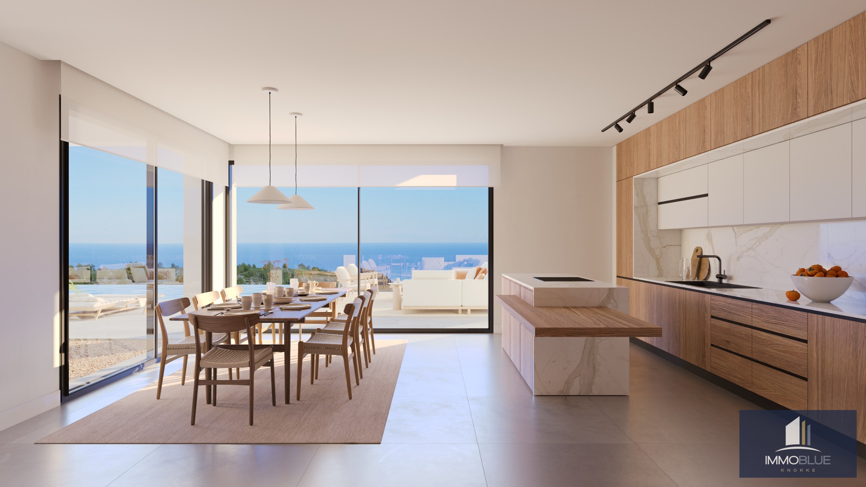 Designvilla in Benissa met infinity pool. 