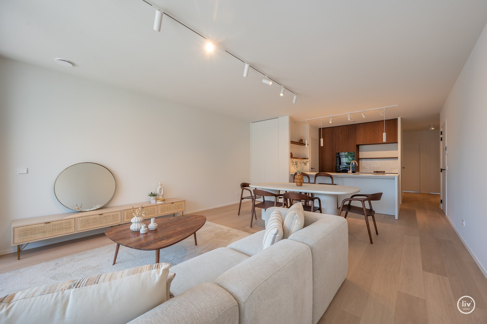 Appartement neuf exclusif avec trois chambres au cœur de Knokke. 
