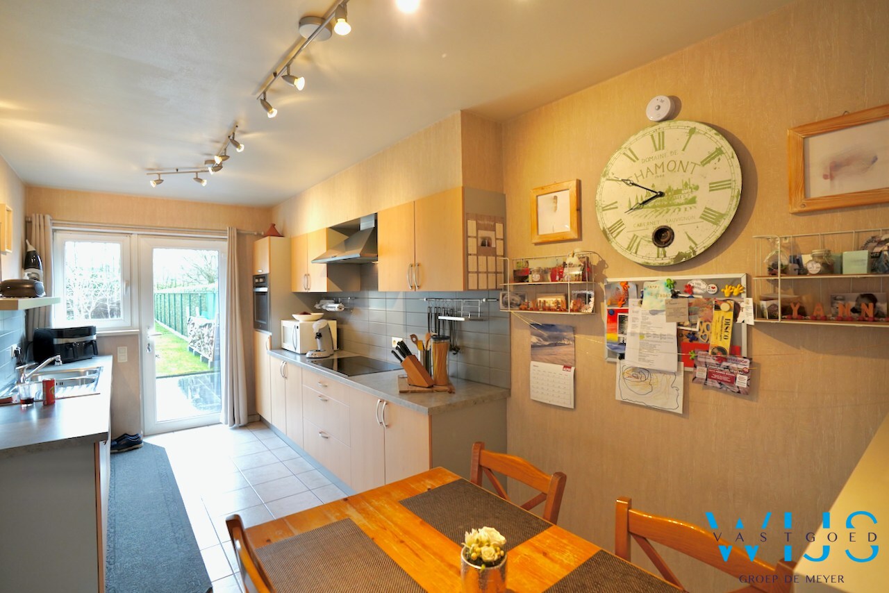 Instapklare halfopen bebouwing op rustige ligging in Doornzele/Evergem 