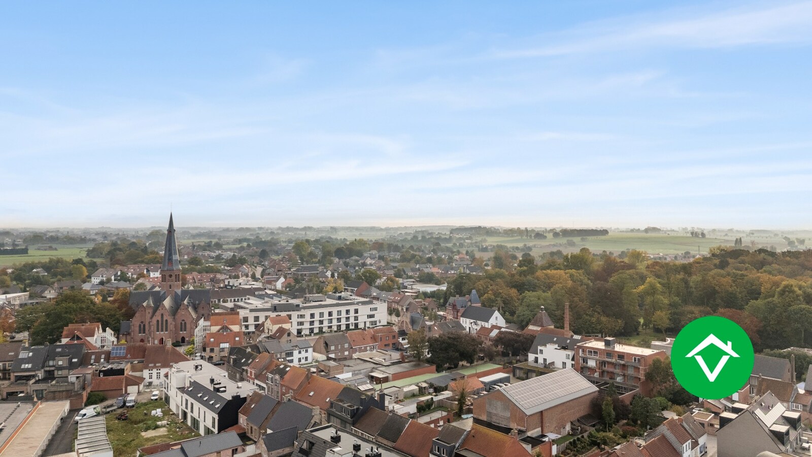 Recent en energiezuinig appartement (label B) op een boogscheut van de markt van Koekelare 