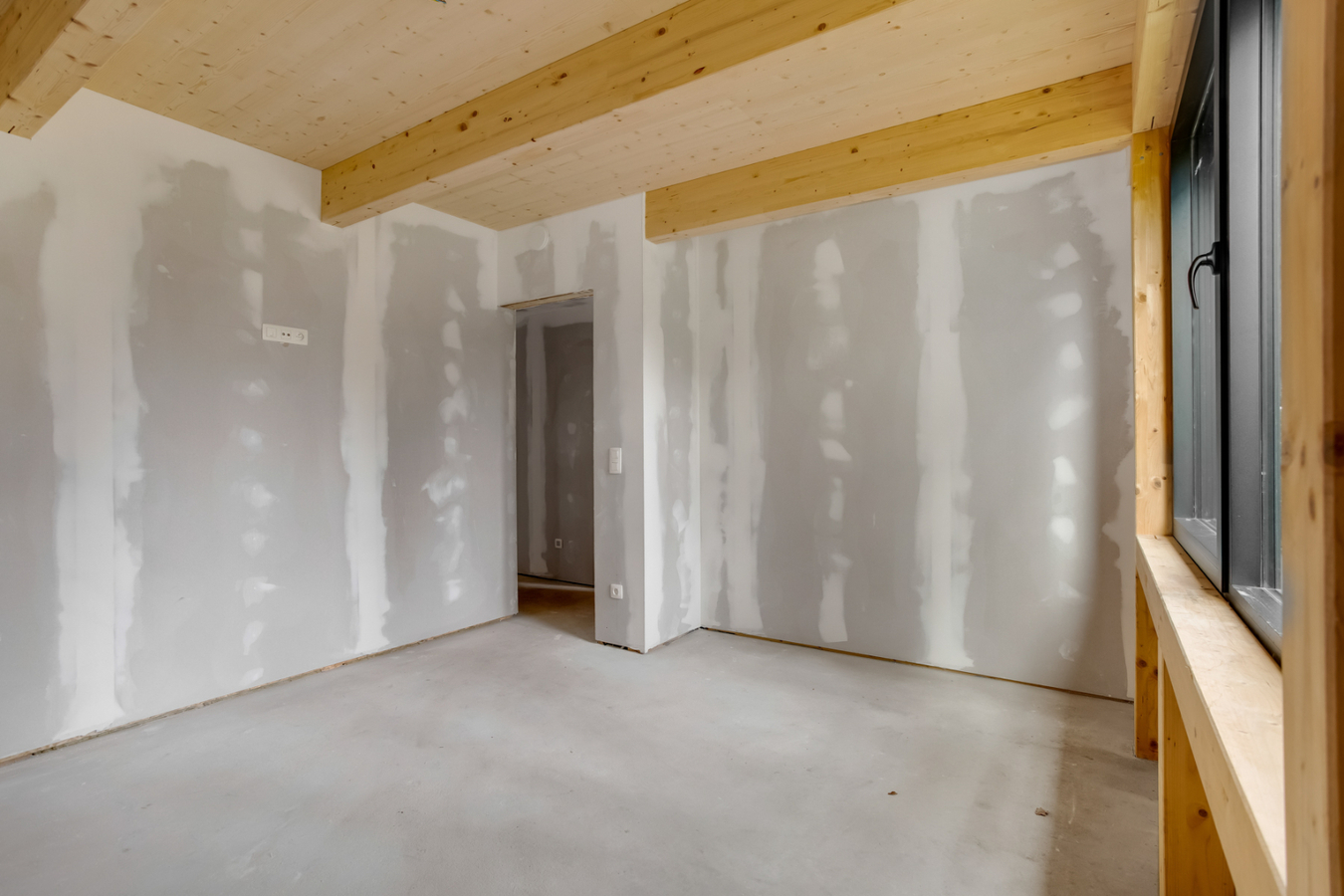 Verkaveling "De Bleeken" omvat 5 moderne BEN-woningen waarvan 4 half-open bebouwingen en 1 open bebouwing. 