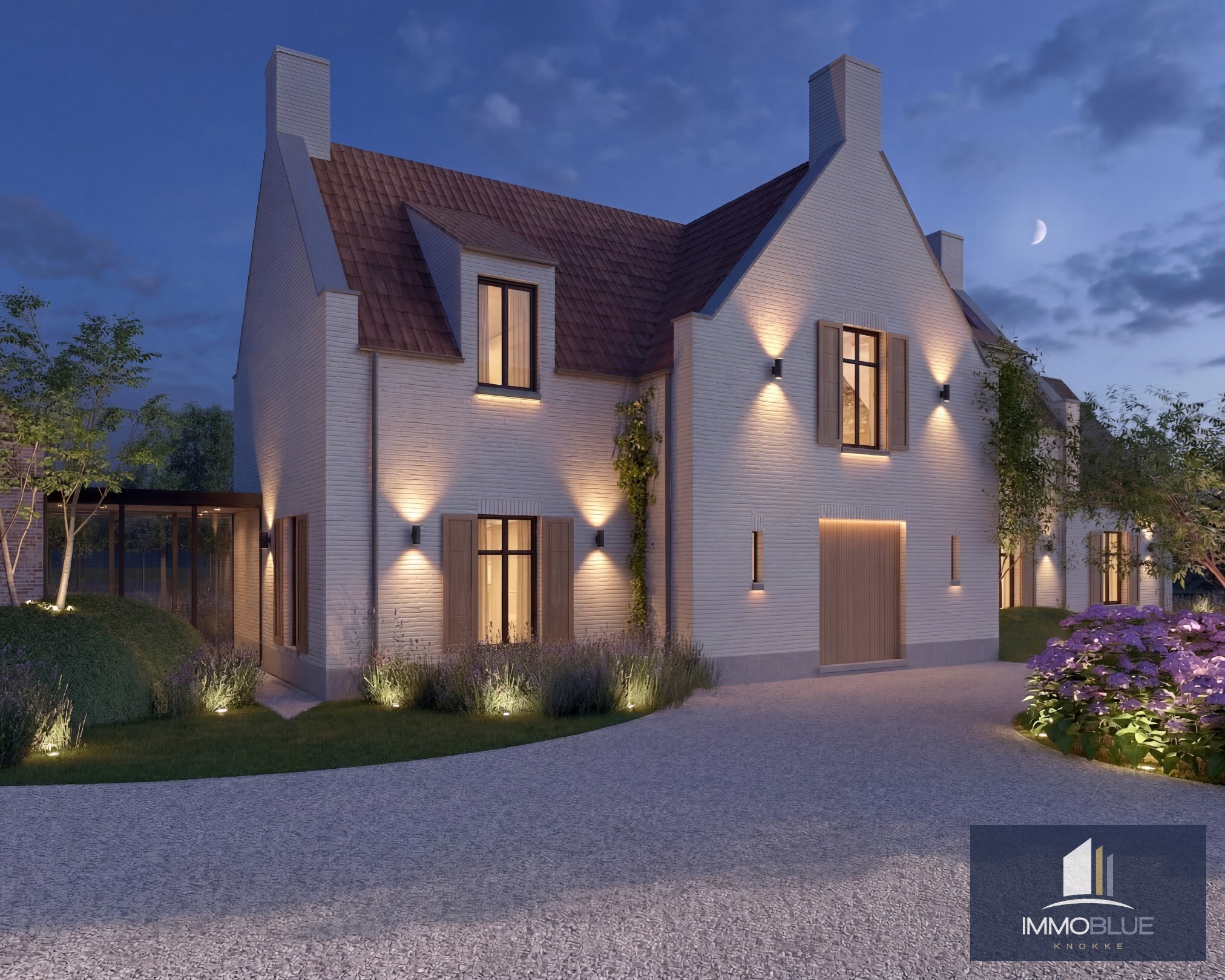 Exclusieve bouwgrond met open zicht gelegen aan het Zwin met goedgekeurde bouwplannen. 