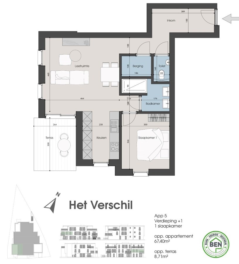 Appartement verhuurd in Ravels