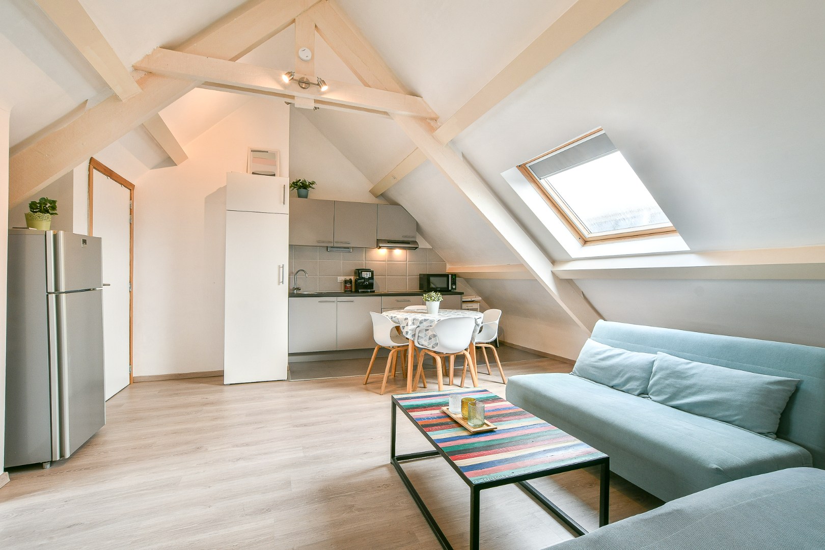 Gezellig dakappartement met tuin vlak bij zee – Vosseslag, De Haan! 