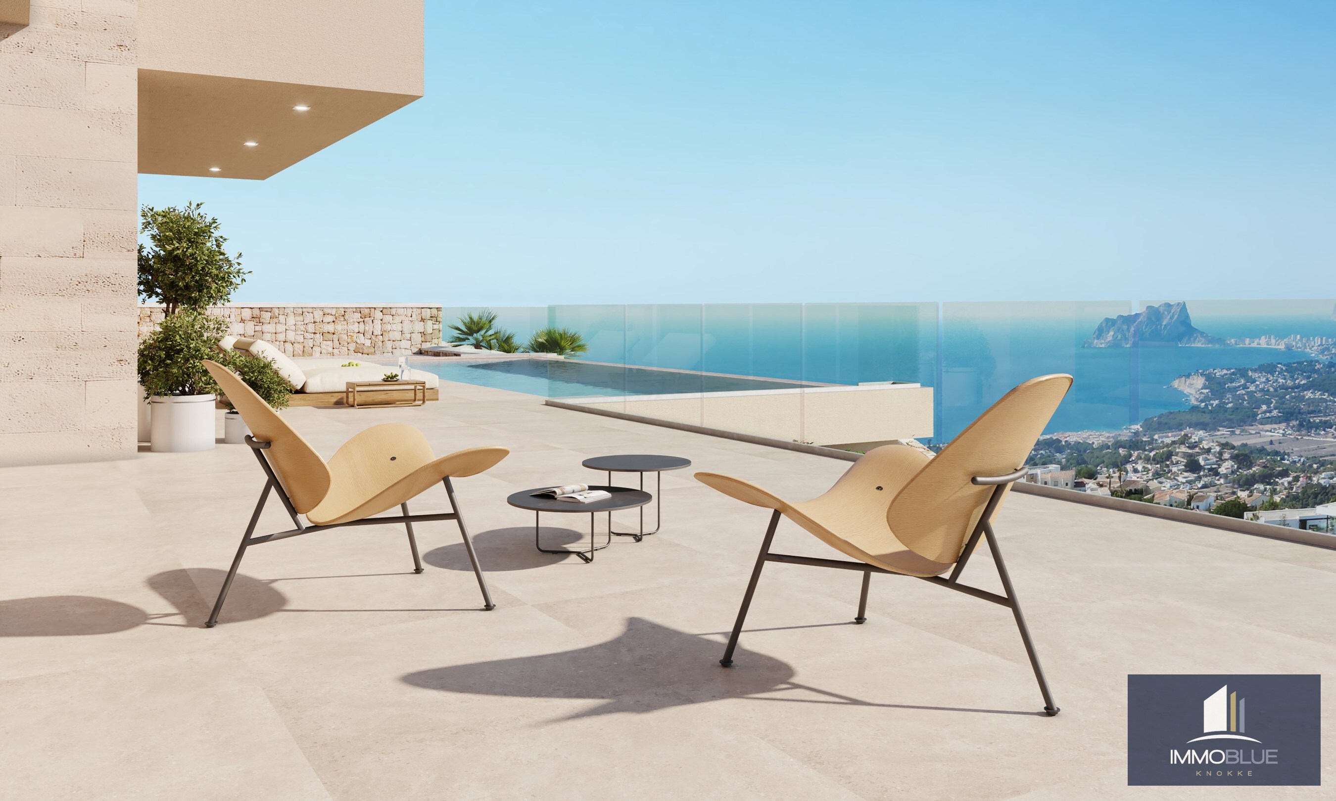 Moderne luxe met spectaculair zeezicht in Cumbre del Sol. 