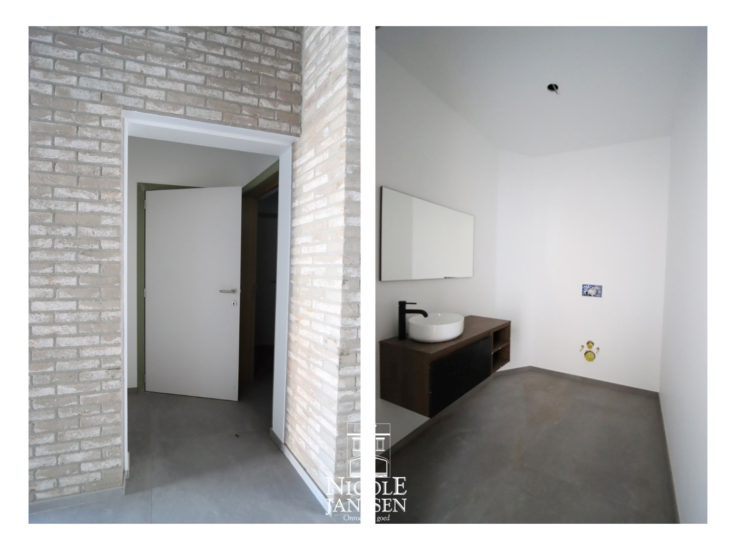 Apart dames-en herentoilet en mindervalidetoilet met eigen handwasser 