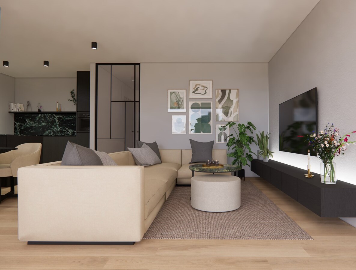 SLECHTS 3 BESCHIKBAAR! 6% BTW - KNAP ARCHITECTURAAL, DOORDACHT NIEUWBOUWPROJECT IN HET CENTRUM VAN KERMT 