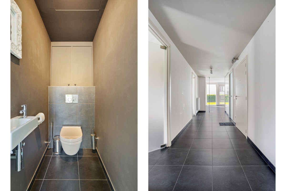 Instapklaar gelijkvloers appartement met groot terras, tuin en garagebox in Kumtich - EPC 104 KWH/m² 